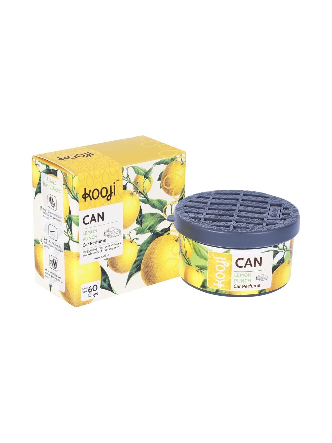 Kooji Yellow & Blue Lemon Car Air Freshener - 10 ml-image-19