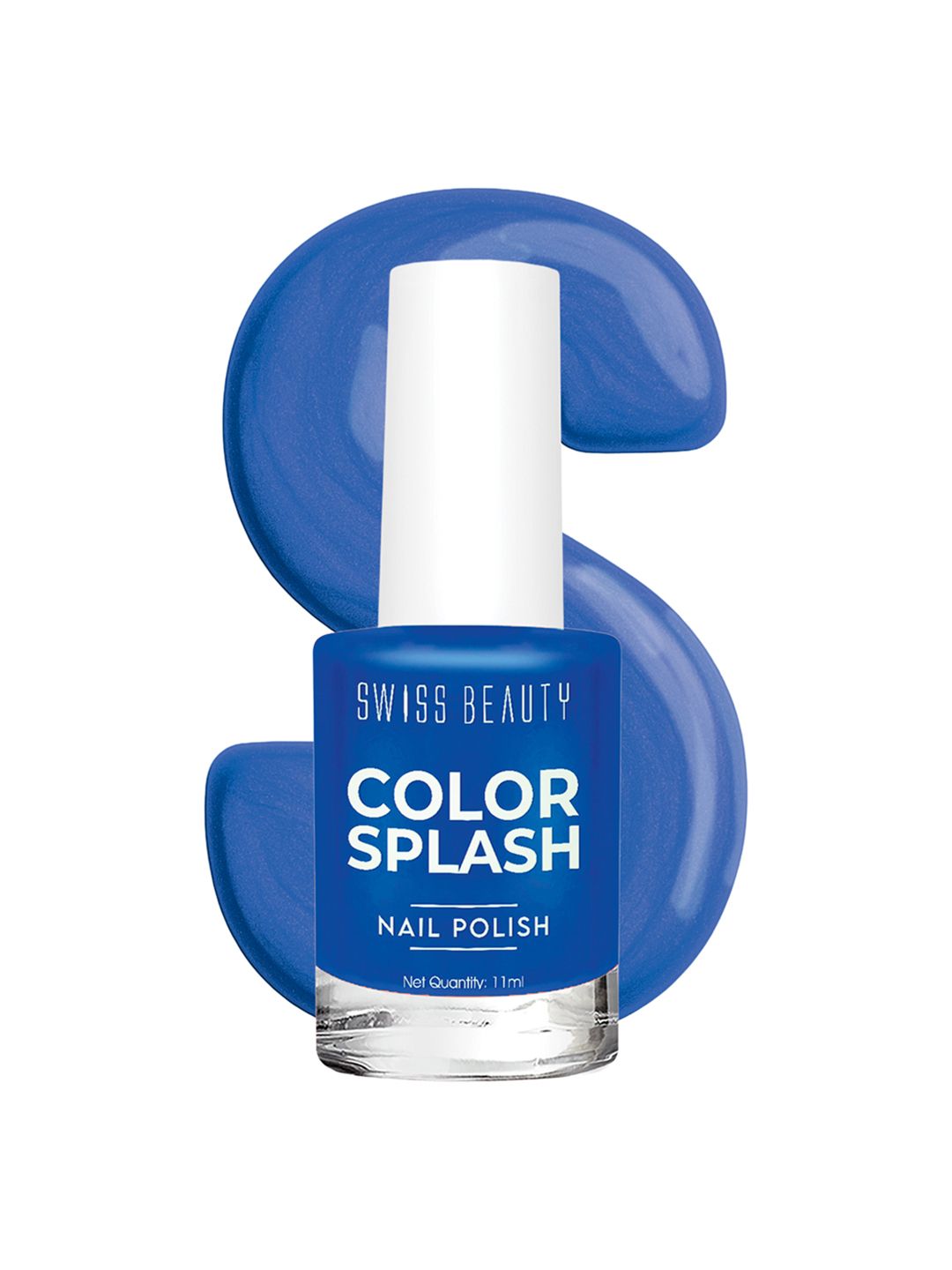 SWISS BEAUTY Color Splash Nail Polish 11ml - Majestic Blue 510-picture-58
