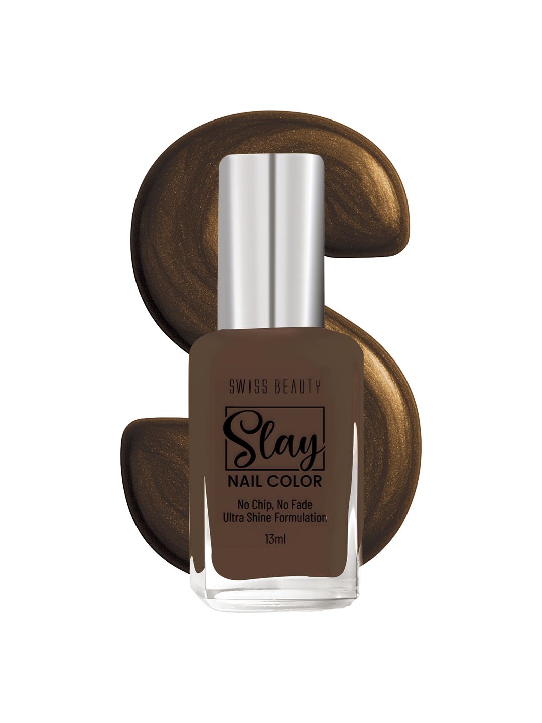 SWISS BEAUTY Slay Nail Polish 13ml - Hot Chocolate 415-picture-33