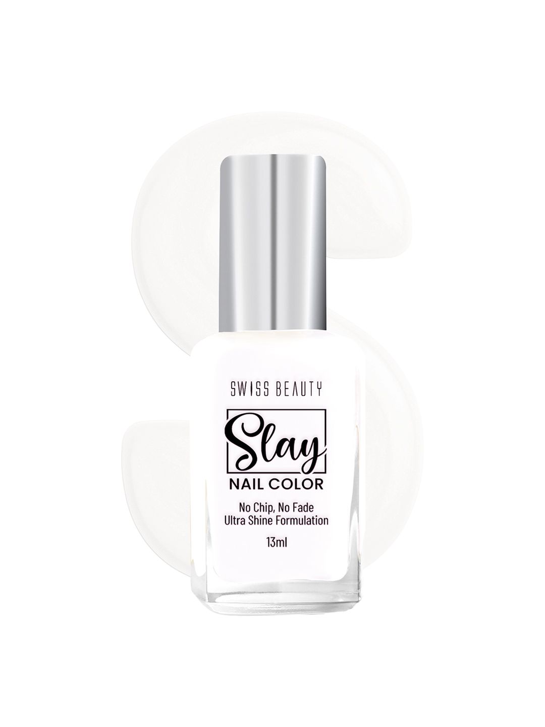 SWISS BEAUTY Slay Nail Polish 13ml - Flat White 502-image-5