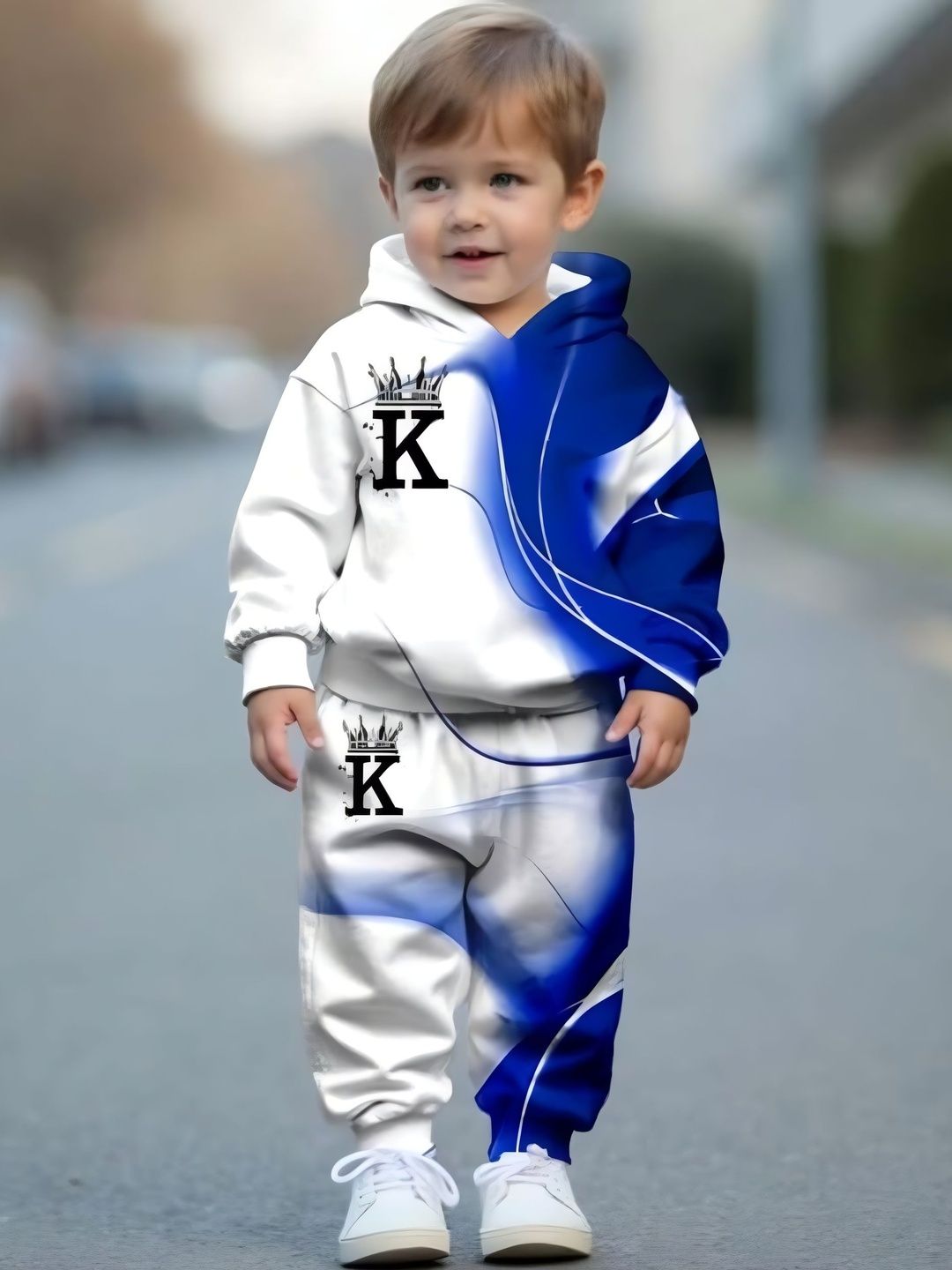 ELPIXIE FASHION Kids Printed Hooded Long Sleeves Sweatshirt With Jogger-picture-37