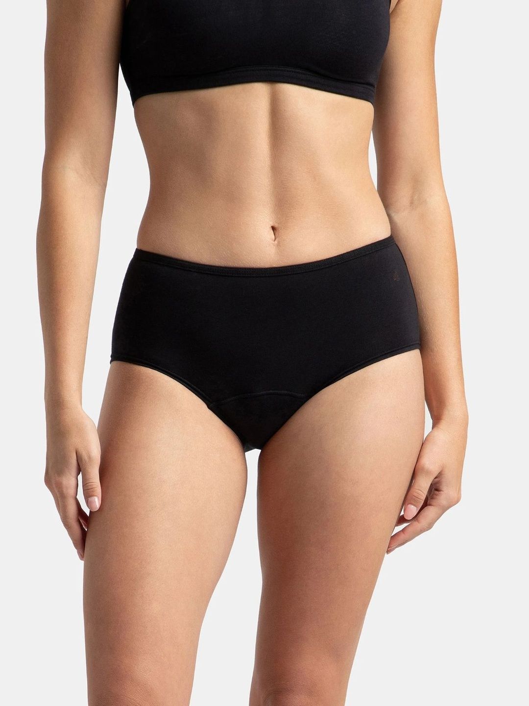 Jockey Pack Of 2 Mid-Rise Leak Proof Inner Absorbent Layer Reusable Period Briefs-image-21