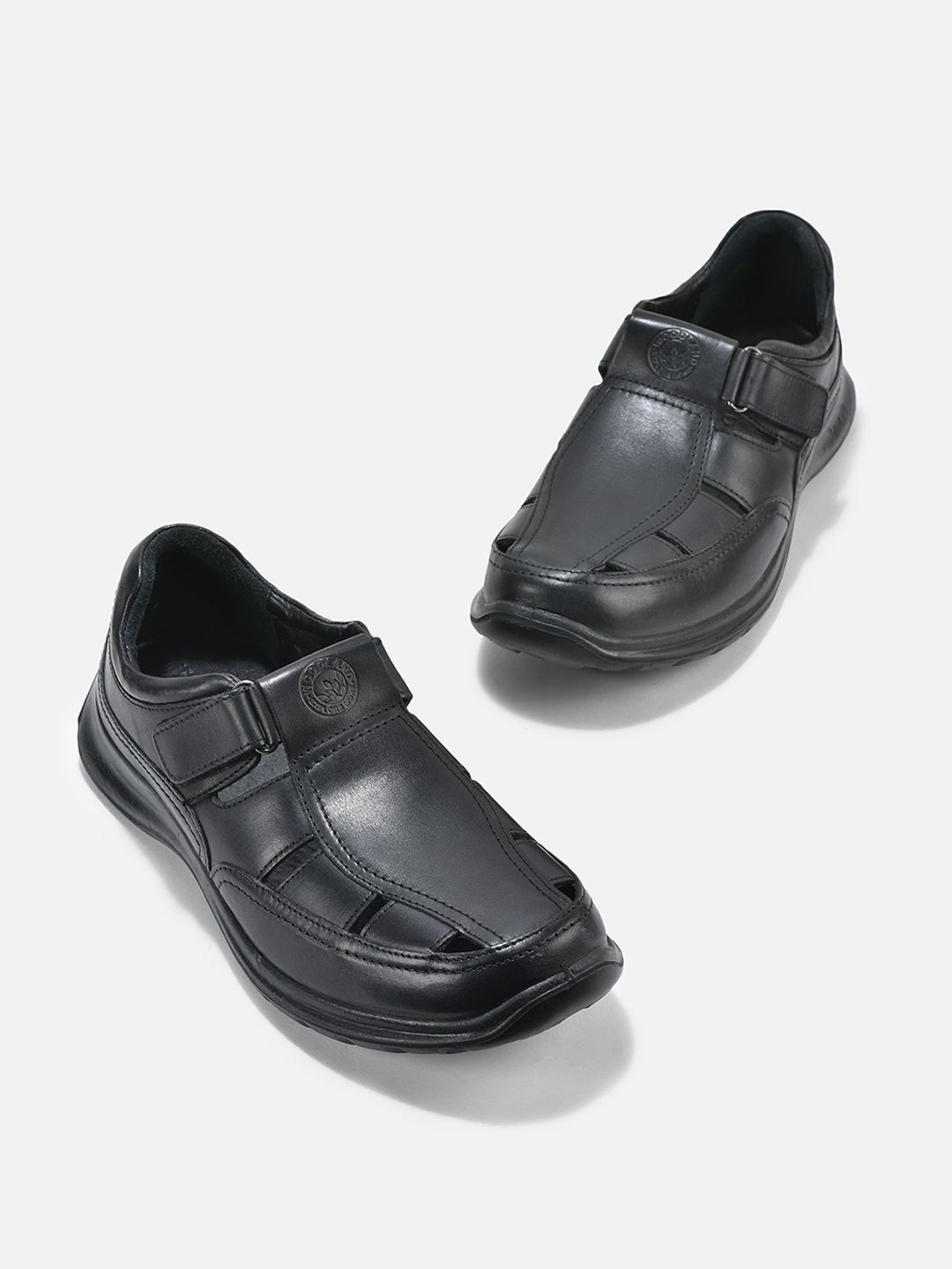 Woodland Men Leather Fisherman Sandals-picture-36