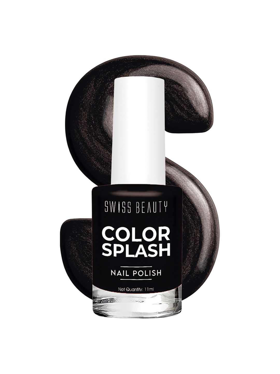 SWISS BEAUTY Color Splash Nail Polish 11ml - Midnight Spell 503-picture-41