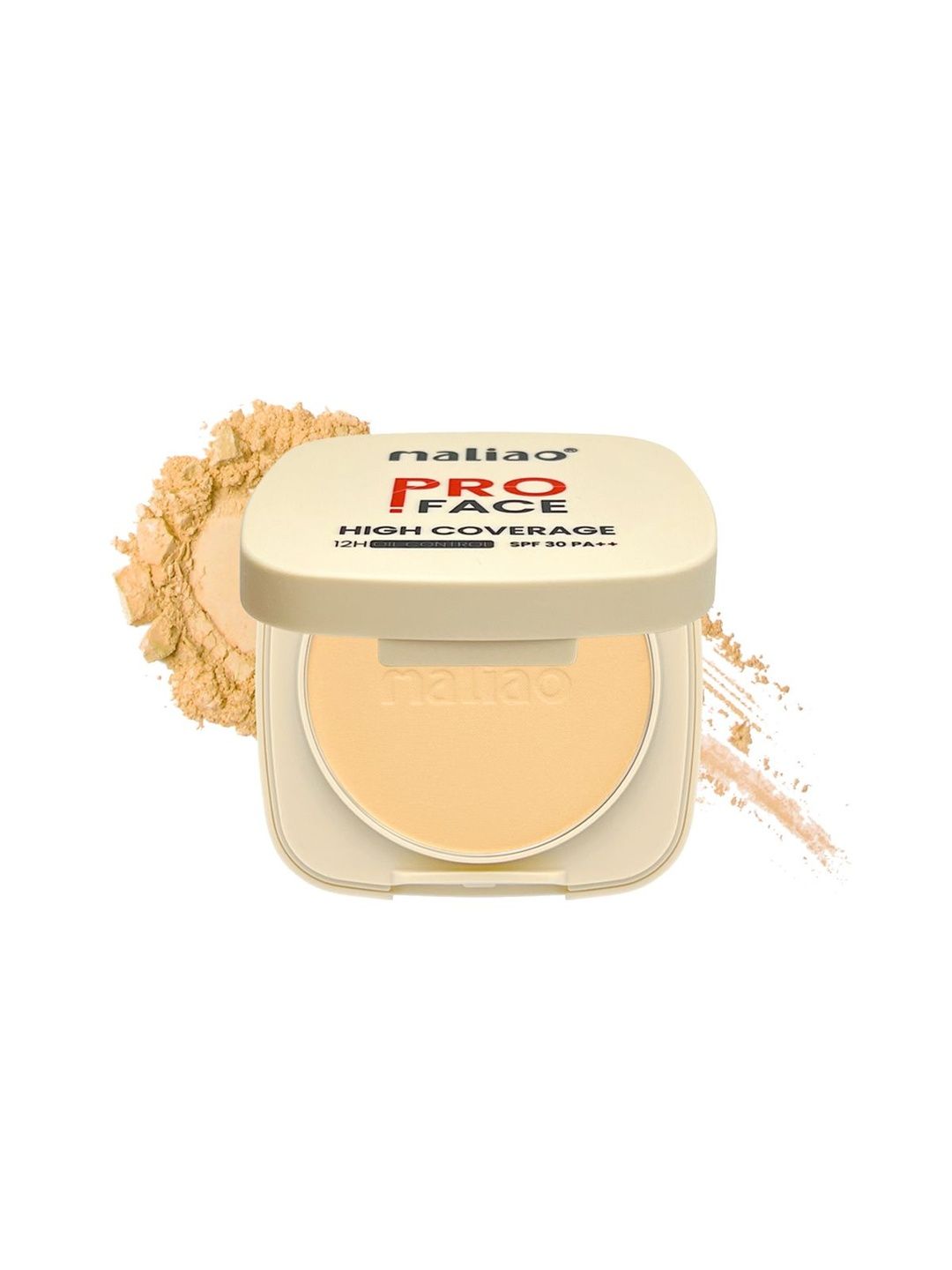 Maliao Pro Face High Coverage Compact Powder - 20 g - Natural Beige 03-picture-21