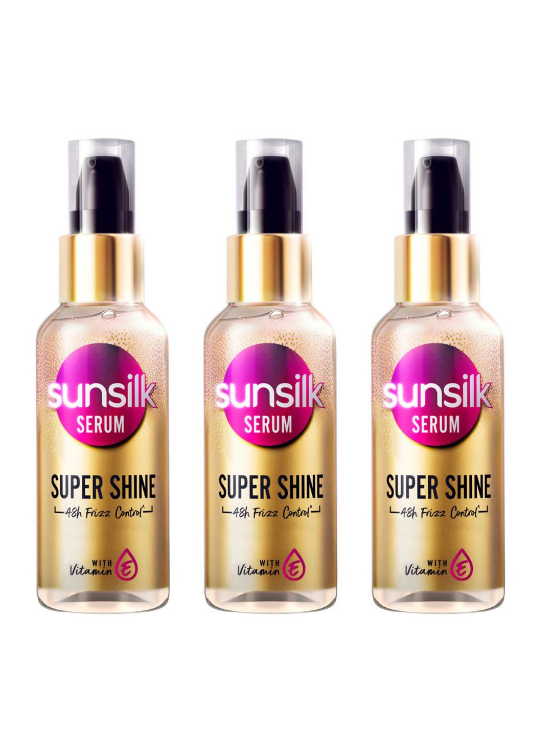 Sunsilk Pack Of 3 Super Shine Serum - 45ml Each-image-41