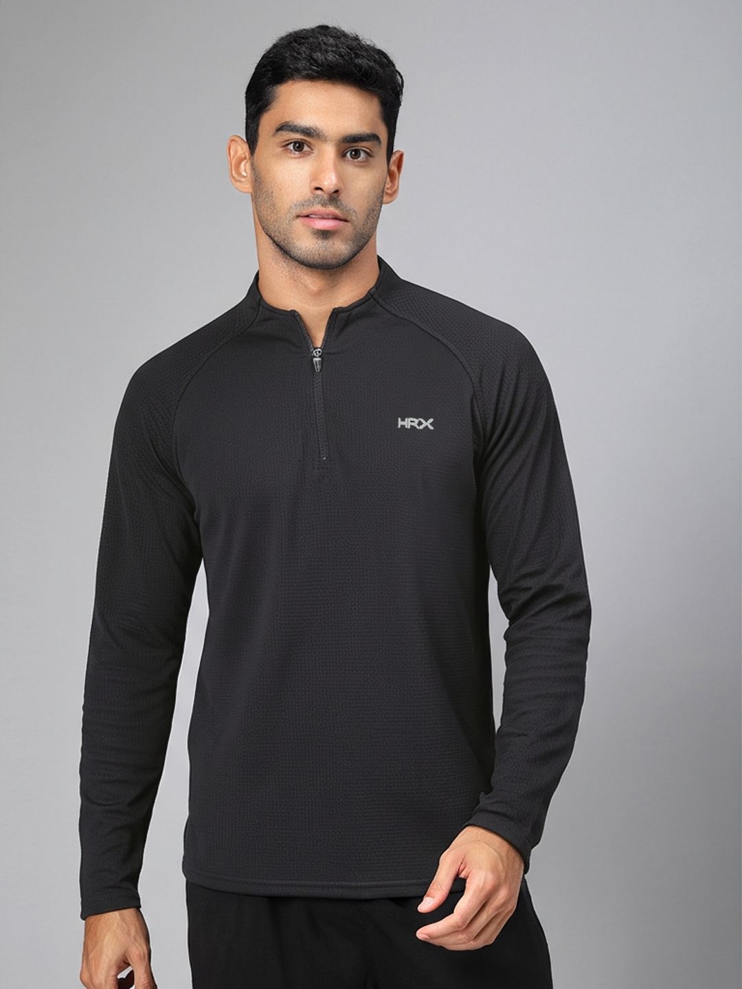 HRX by Hrithik Roshan Self Design Rapid-Dry Training T-shirt-picture-24
