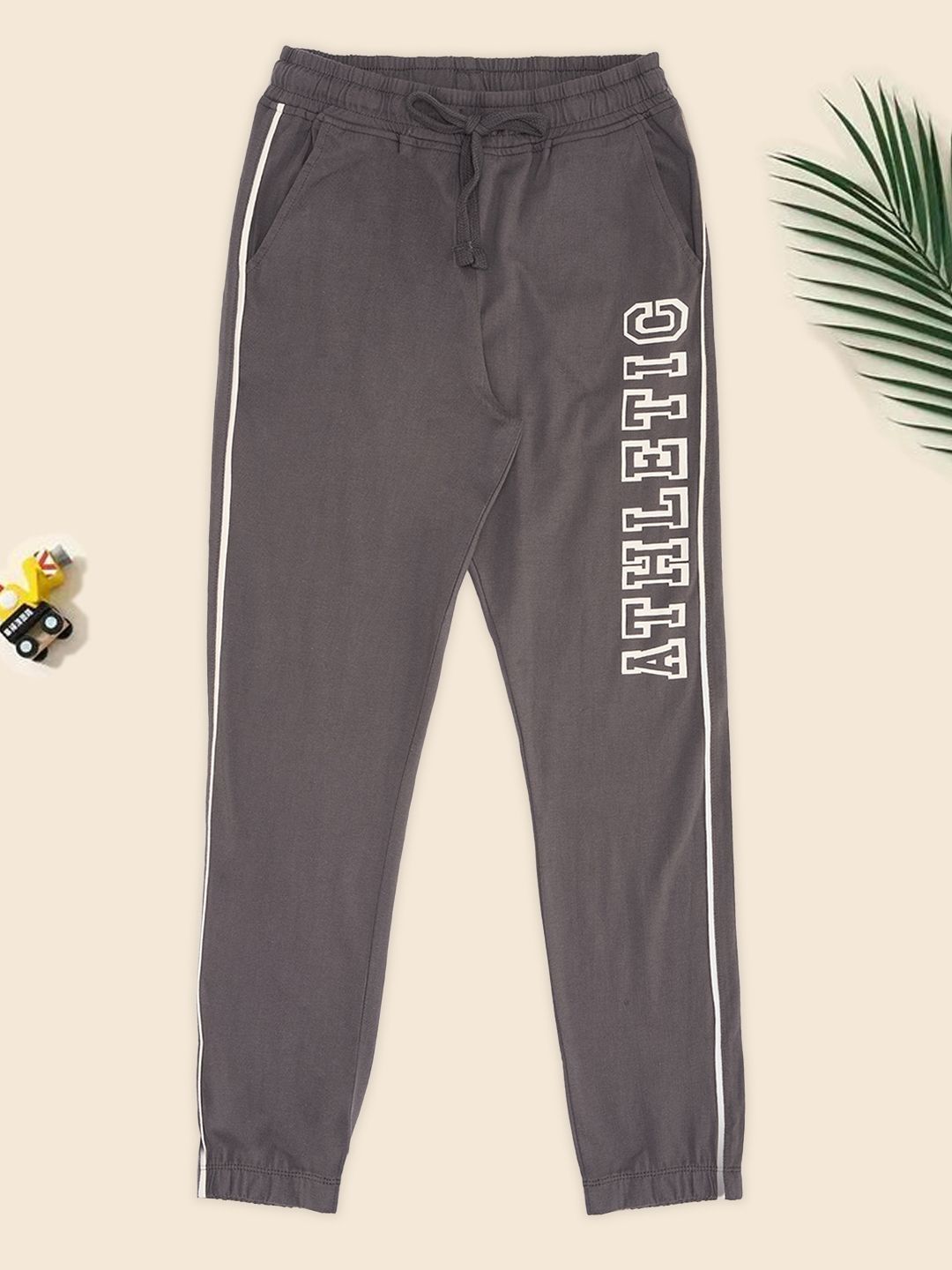 Pantaloons Junior Boys Mid-Rise Pure Cotton Joggers-picture-26