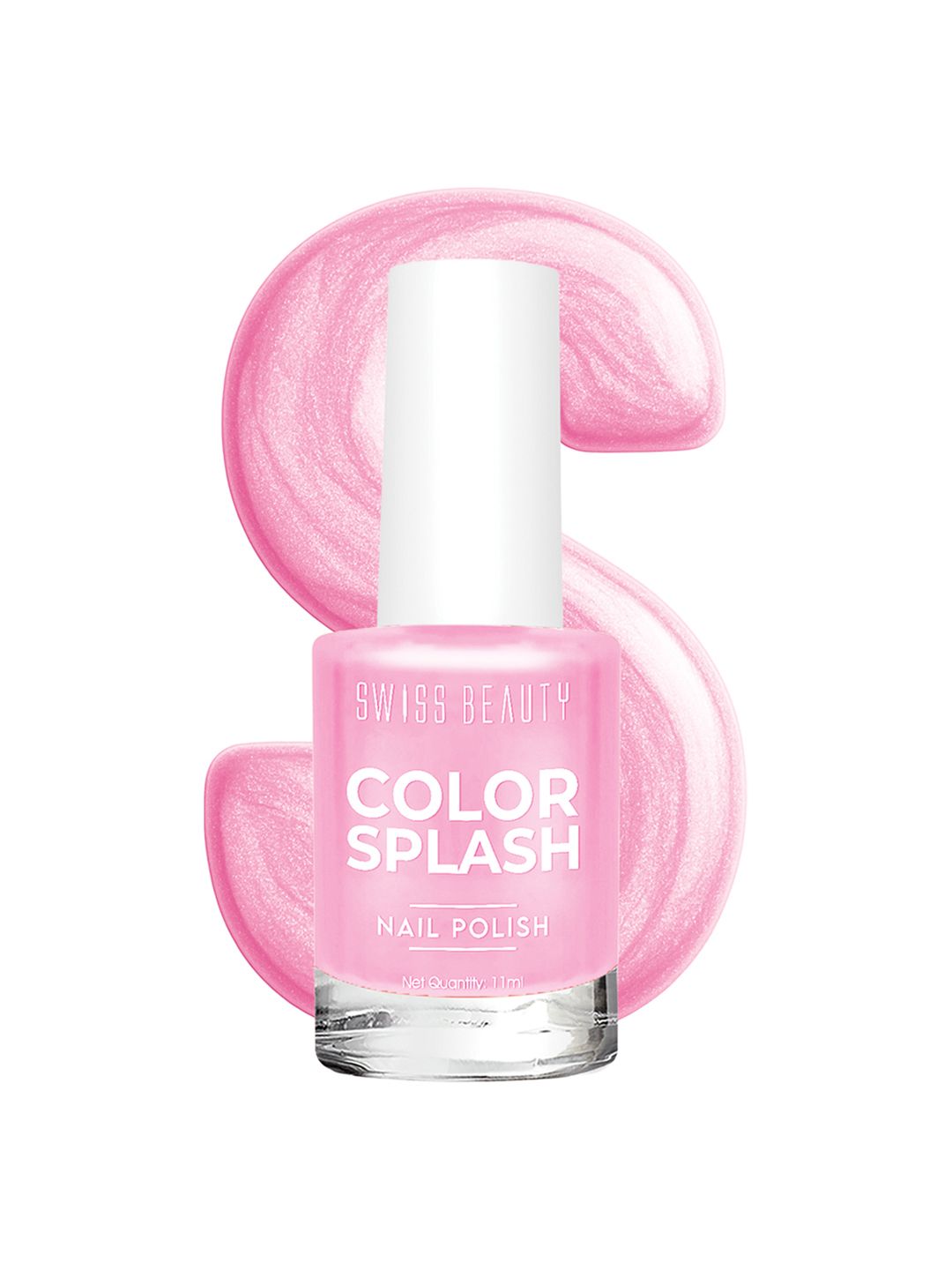SWISS BEAUTY Color Splash Glossy Long-Lasting Nail Polish 11ml - Bubblegum Bliss-image-16