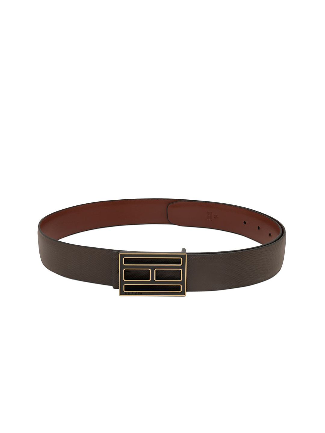 Tommy Hilfiger Men Textured Leather Reversible Slim Formal Belt-picture-16