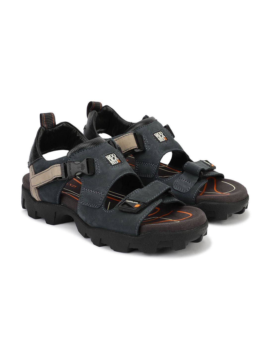 Woodland Men Suede Sandals-picture-31