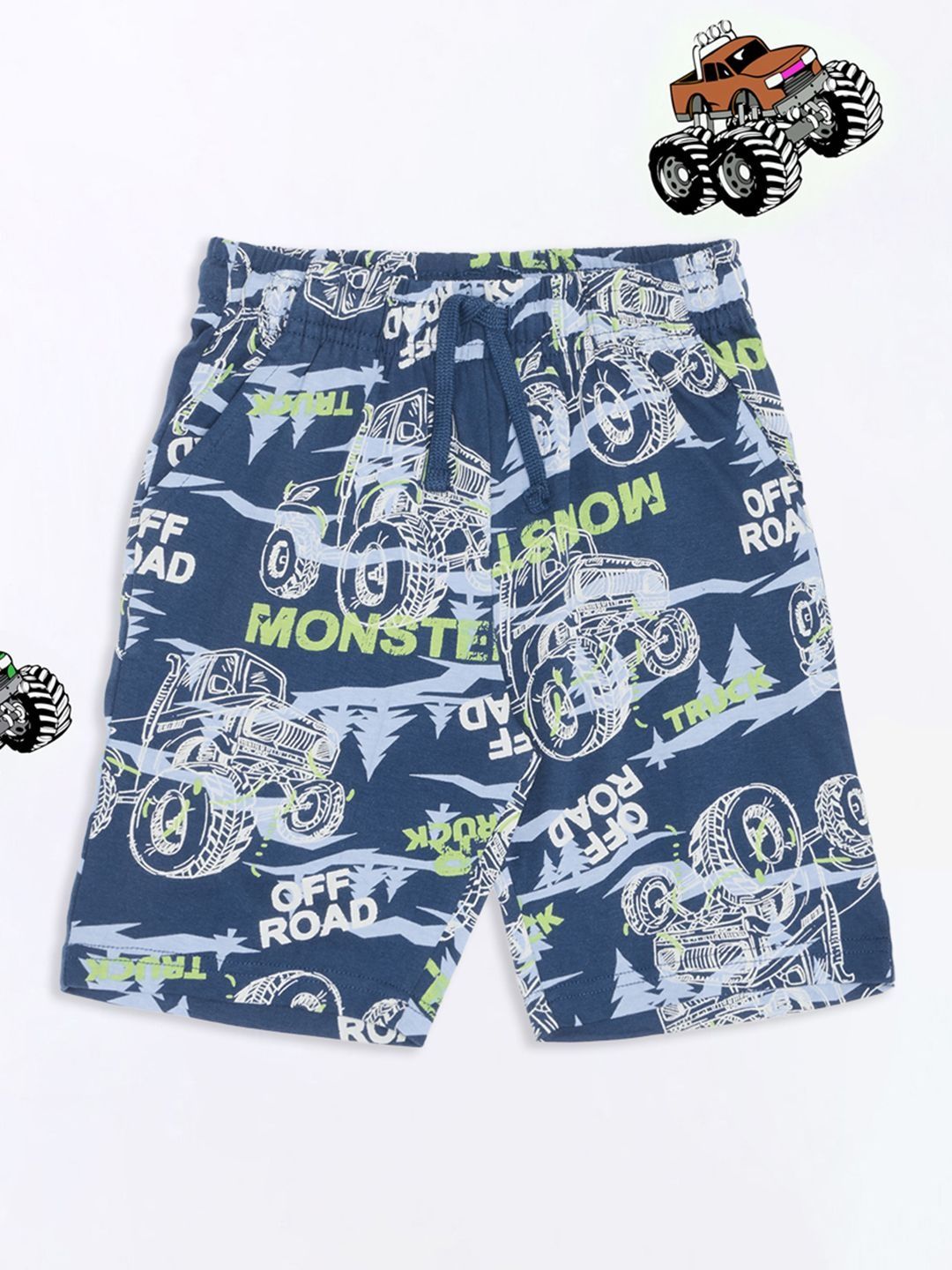 Pantaloons Junior Boys Typography Printed Core M Shorts-picture-34