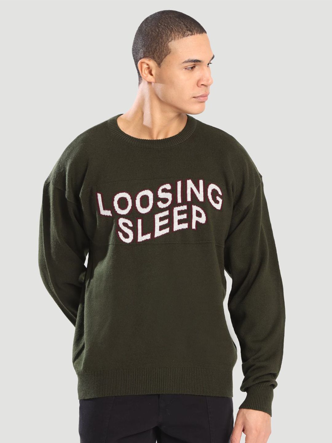 Bene Kleed Men Typography Printed Pullover