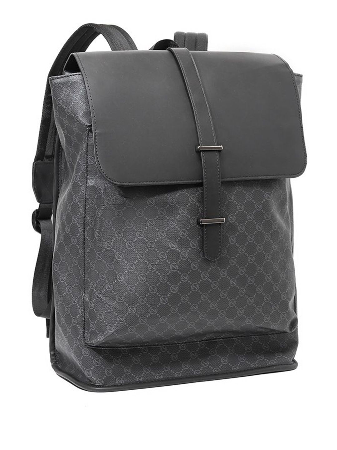 Mast & Harbour Men Textured Water Resistant Zipper Backpack-picture-17