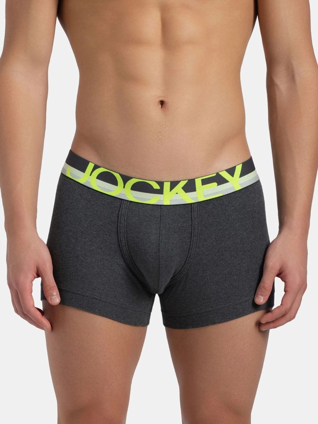 Jockey Pack of 2 Super Combed Cotton Rib Solid Trunk With Ultrasoft Waistband - FP03-picture-41