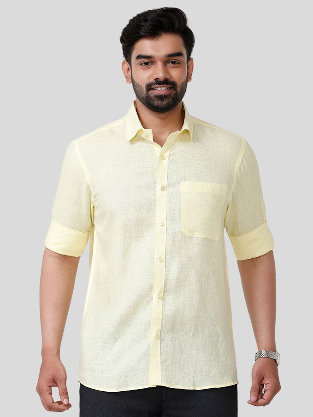 UATHAYAM Men Slim Fit Casual Shirt-picture-29