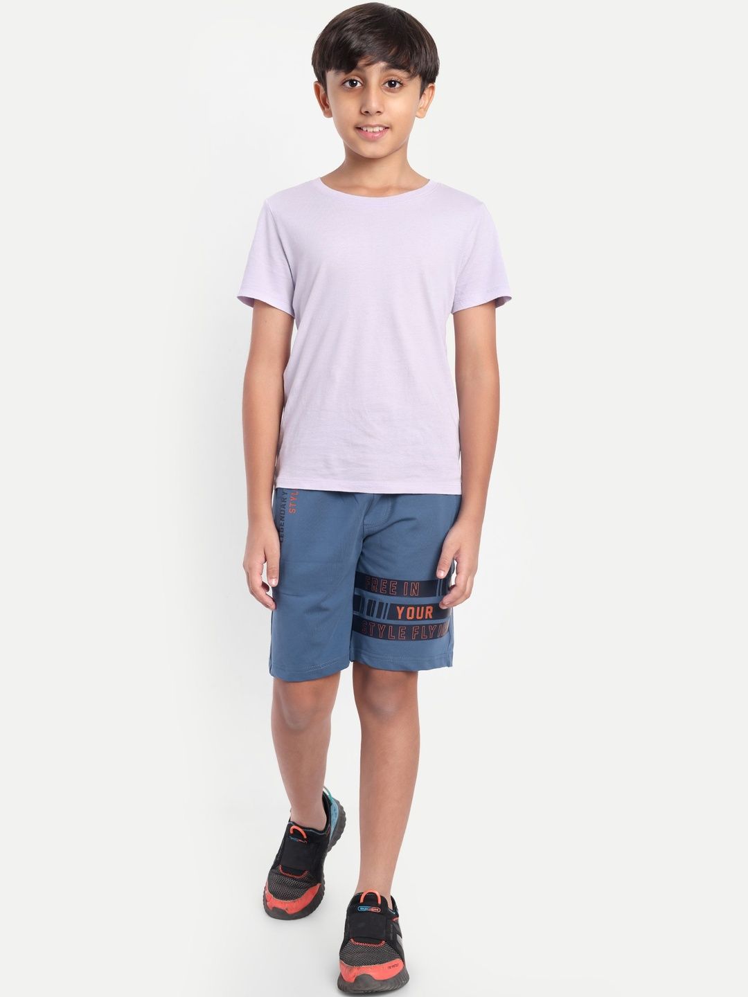 PUPPET-NX Boys Regular Fit Mid-Rise Running Shorts-picture-21