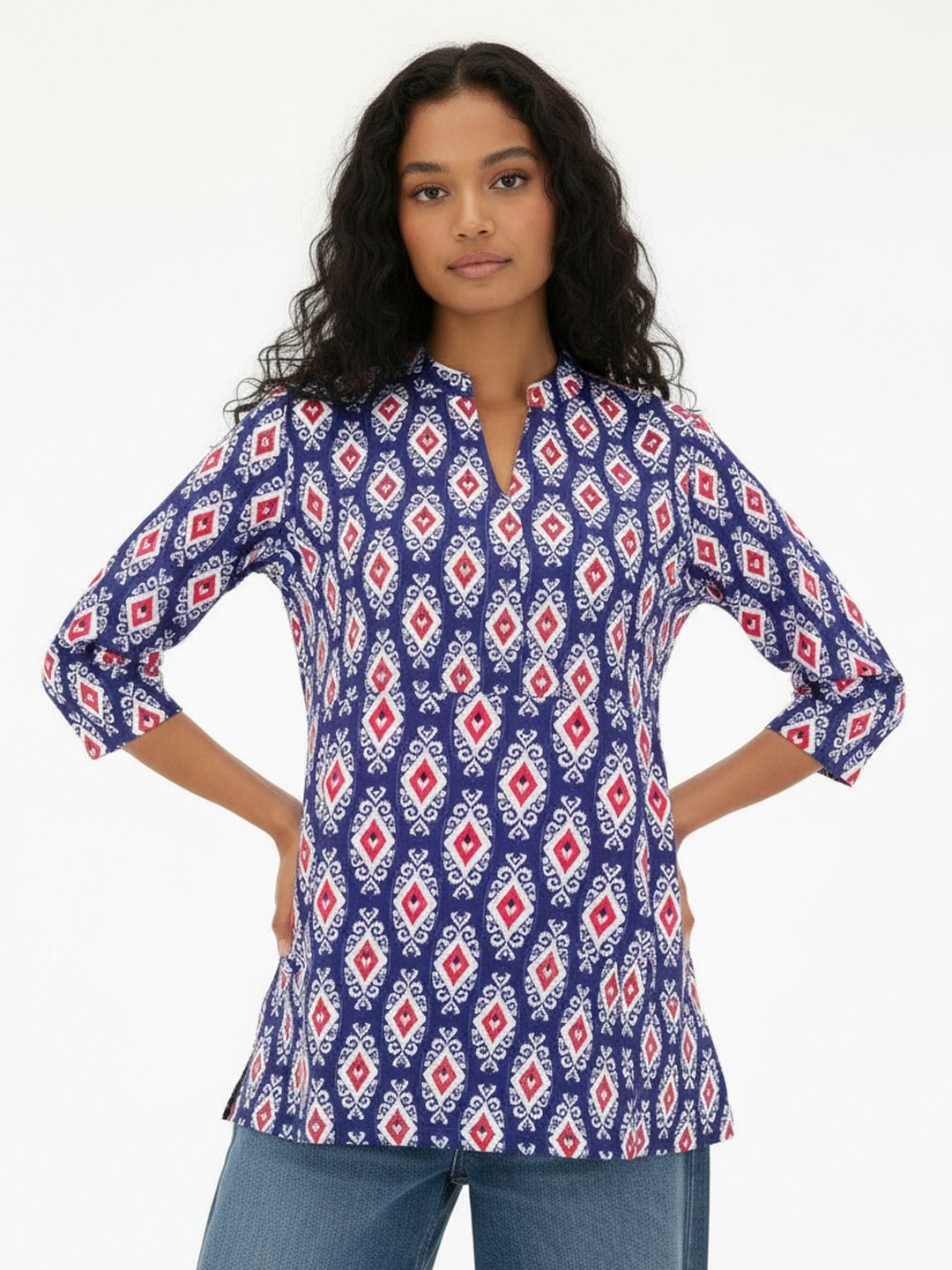 Anouk Rustic Ethnic Motifs Printed Kurti-picture-20