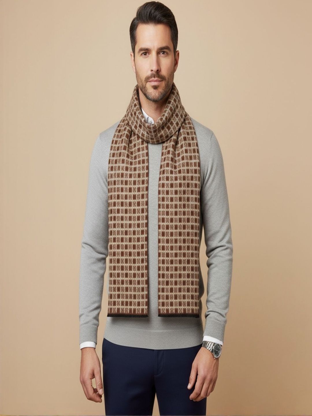MUFFLY Men Merino Wool Mufflers-picture-45