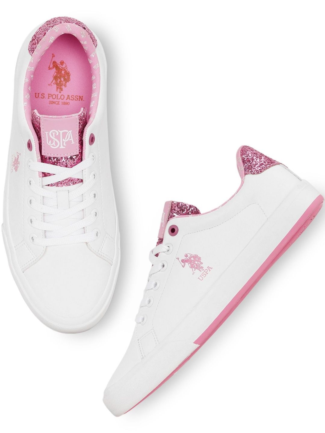 U.S. Polo Assn. Women Lace-Ups Round Toe Sneakers-picture-36