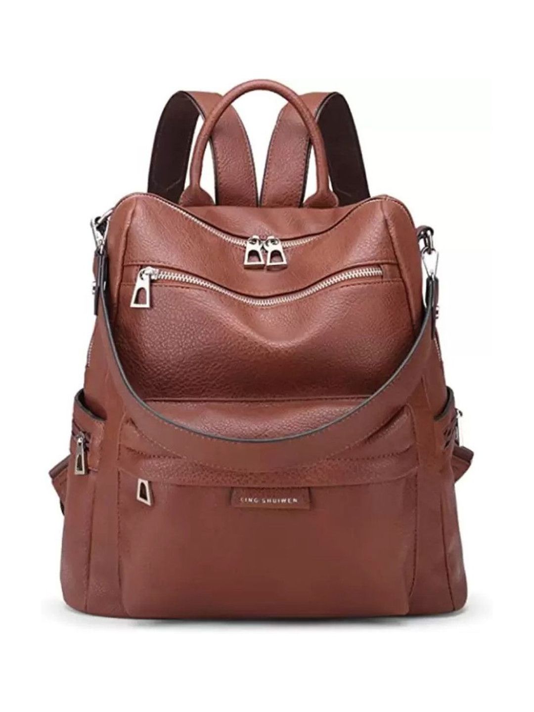 JAISOM Women Textured Laptop Backpack with Anti-Theft-image-3