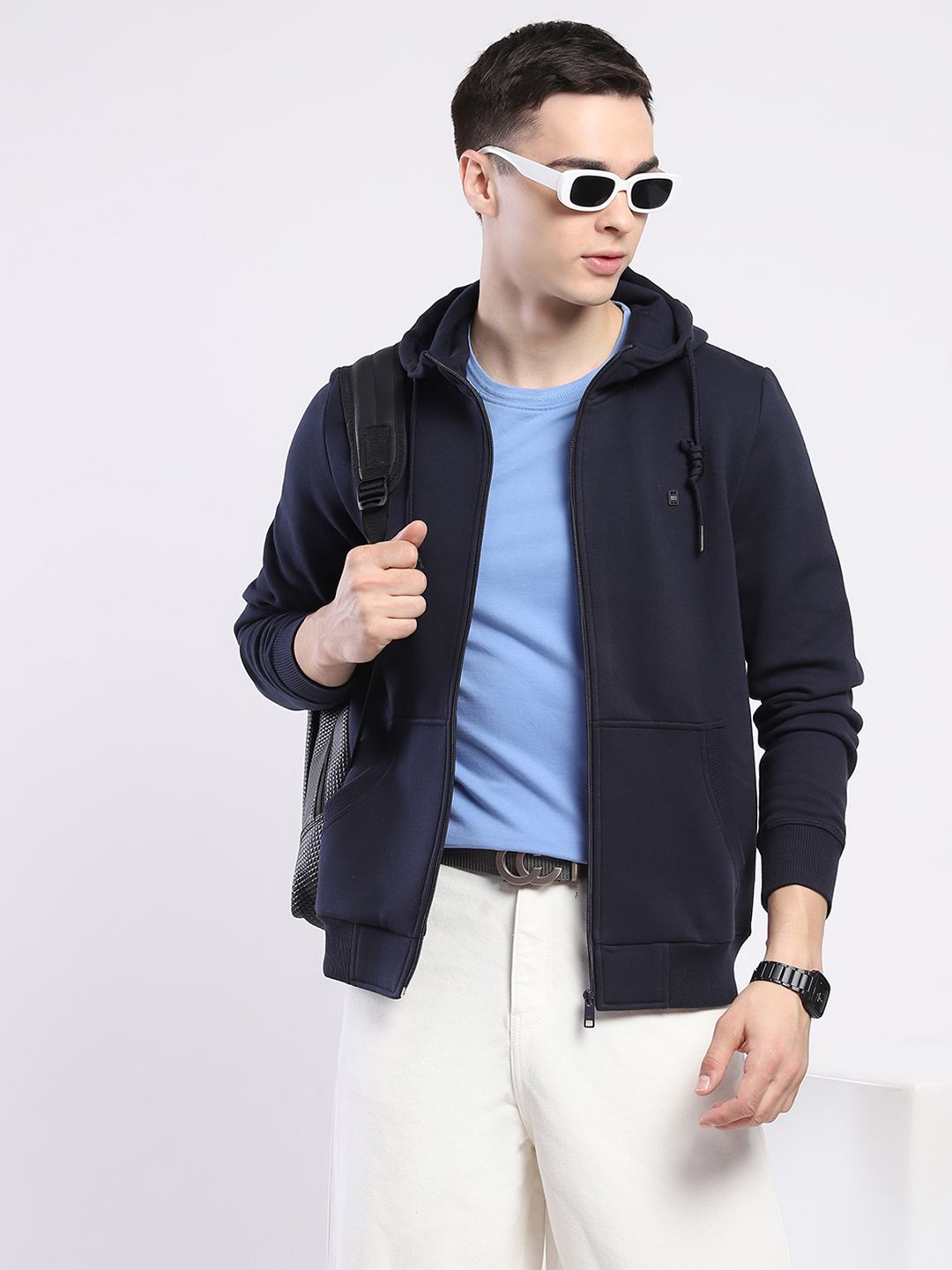 Monte Carlo Front-Open Hooded Sweatshirt