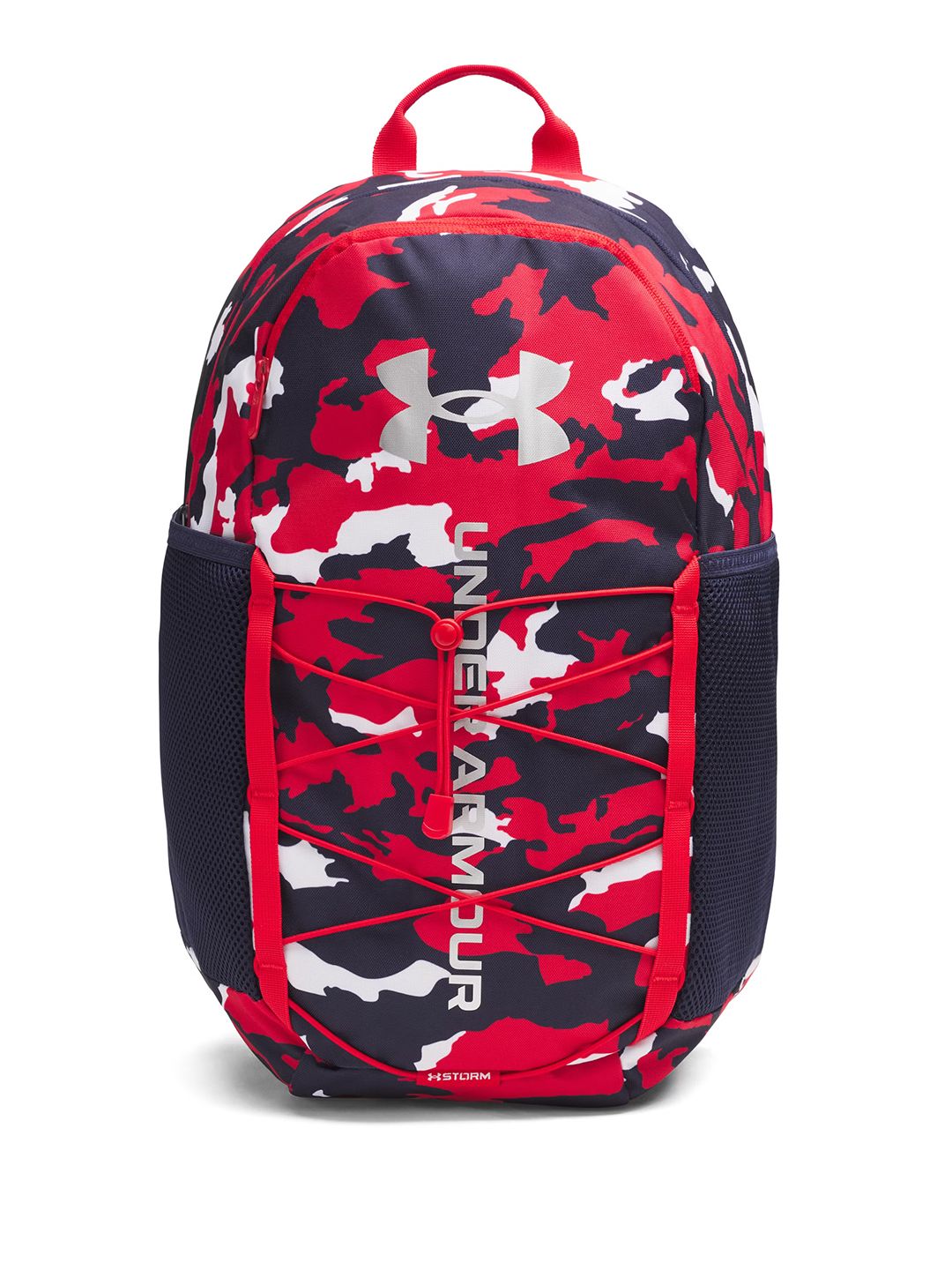 UNDER ARMOUR Unisex Printed Backpack with Laptop Sleeves & Compression Straps - 26 L-picture-25