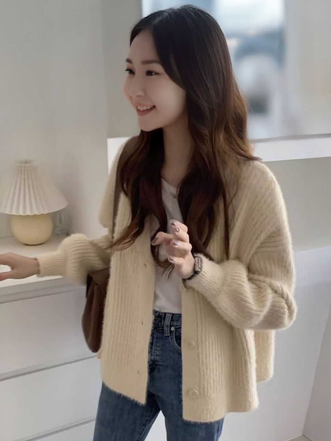 StyleCast Women Self Design V-Neck Cardigan-image-31