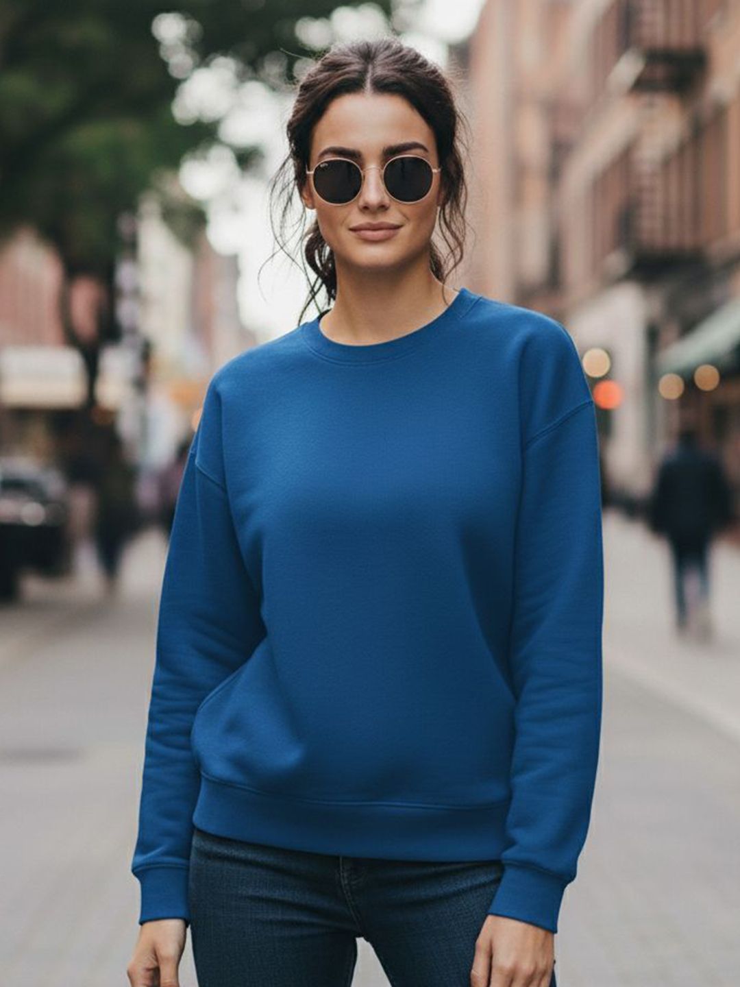 MACK JONNEY Women Solid Regular Fit Round Neck Pullover Sweatshirt-picture-27