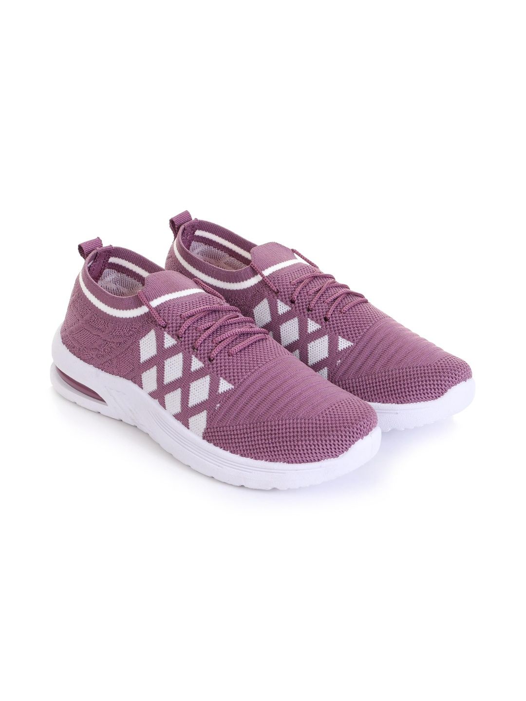 COOPERWINGS Women Colourblocked Lace-Ups Running Sports Shoes-image-49