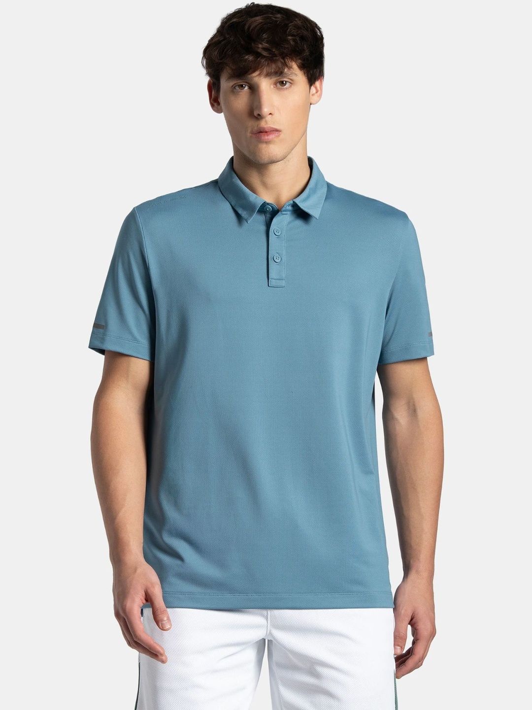 Jockey Men Polo Collar Antimicrobial T-shirt-image-29