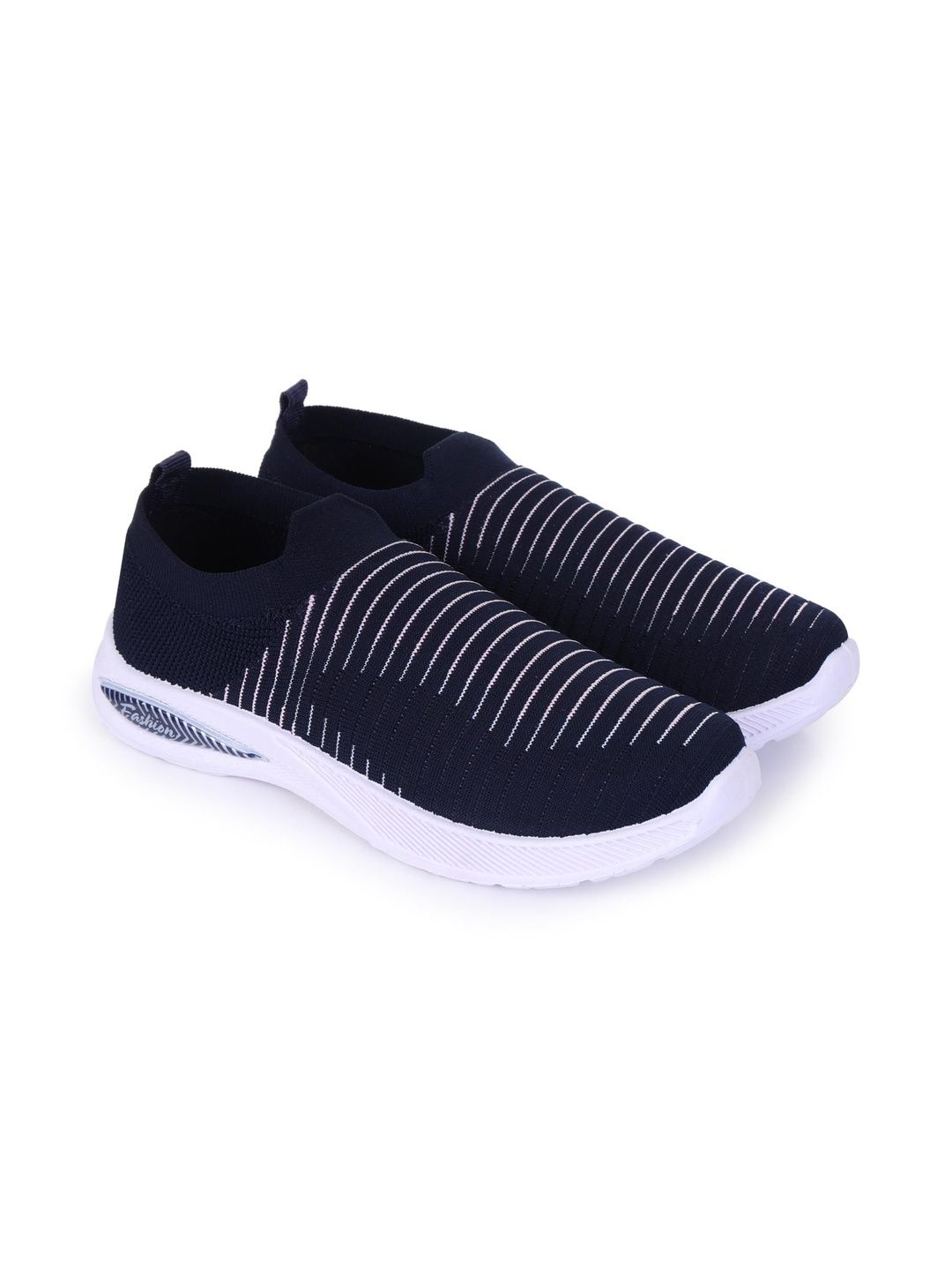 COOPERWINGS Women Striped Slip-On Running Sports Shoes-image-47
