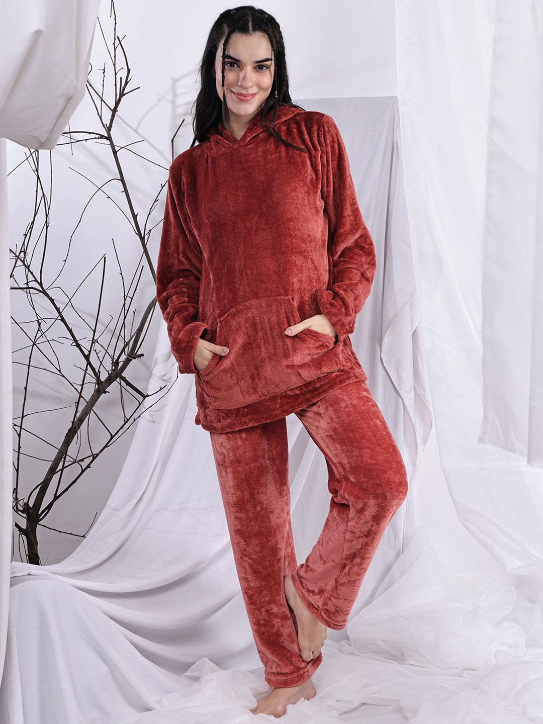 ETC Women Hooded Neck Nightsuits-picture-15