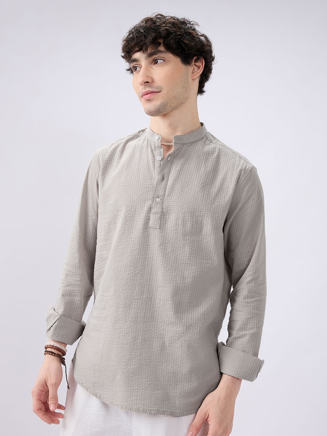 VASTRADO Men Solid Cotton Kurta-picture-31