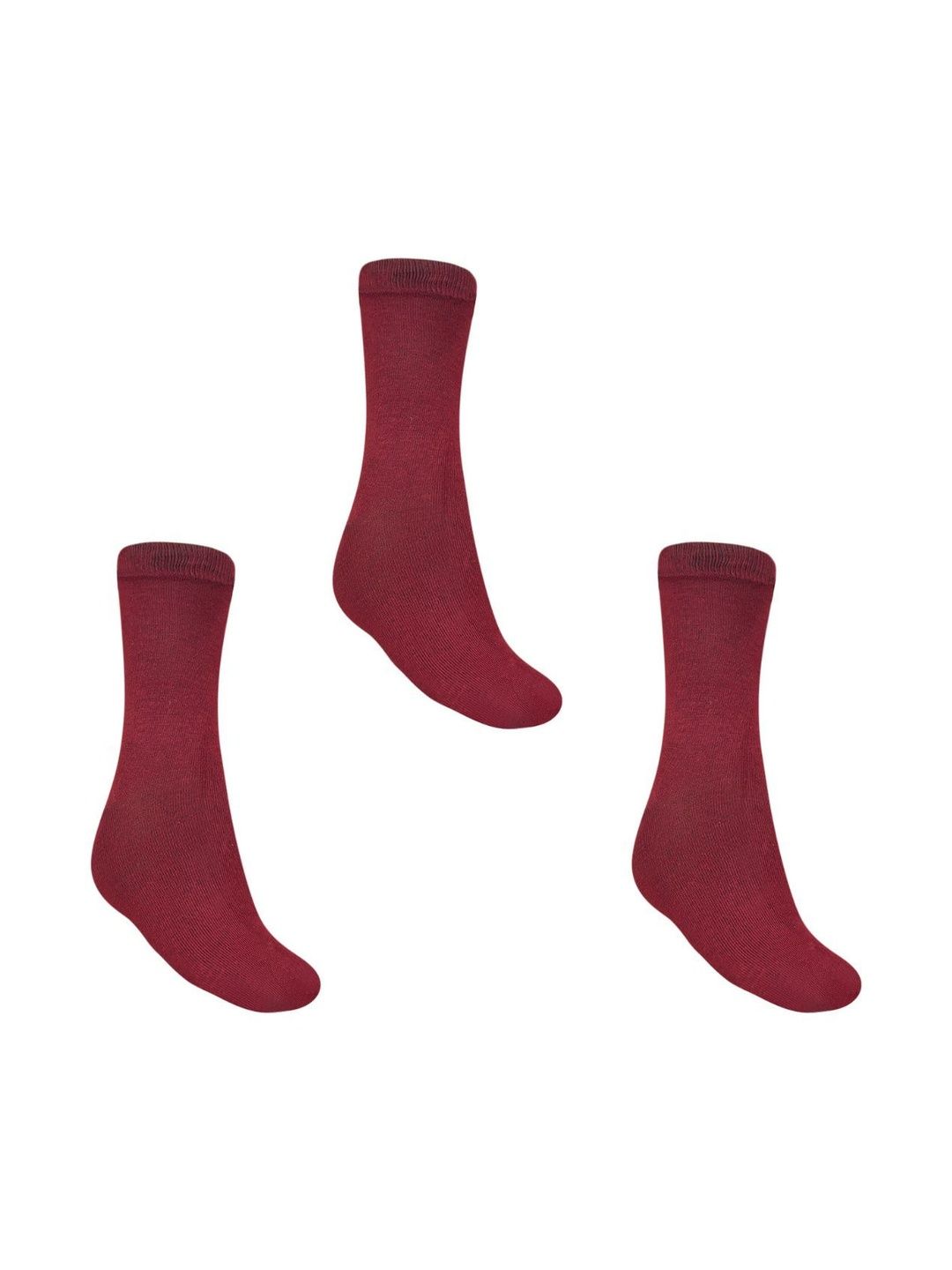 MUKHAKSH Girls Pack Of 3 Calf Length Socks-picture-23