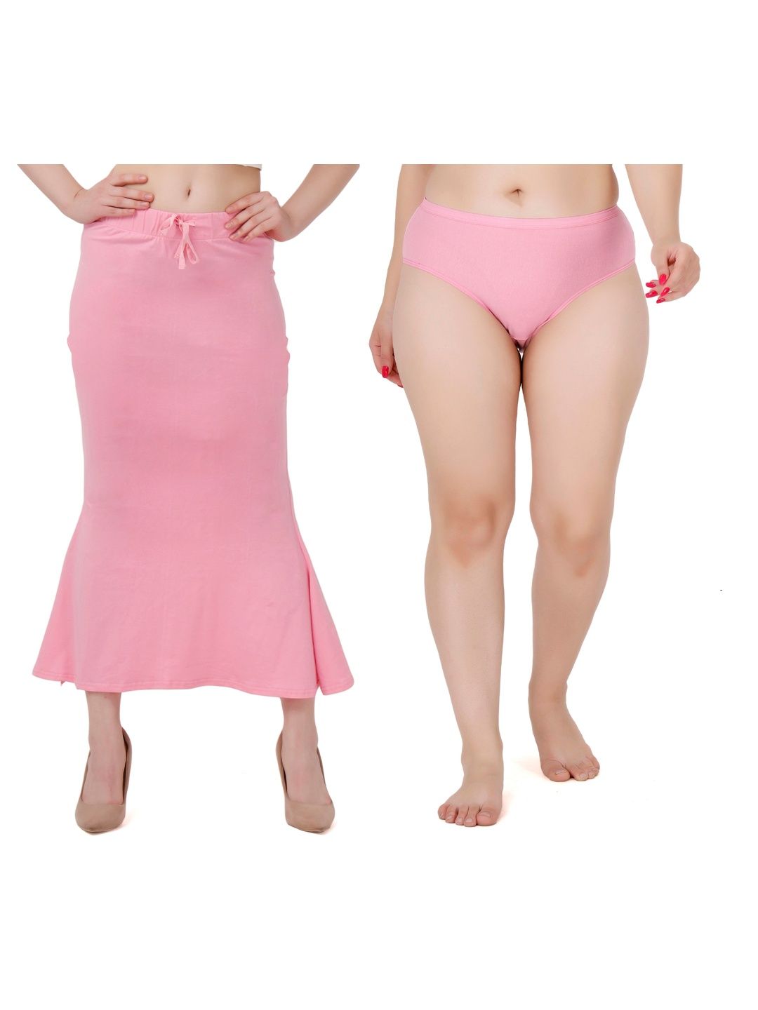 FEMULA Women Fishcut Stretchable Saree Shapewear With Brief-picture-34