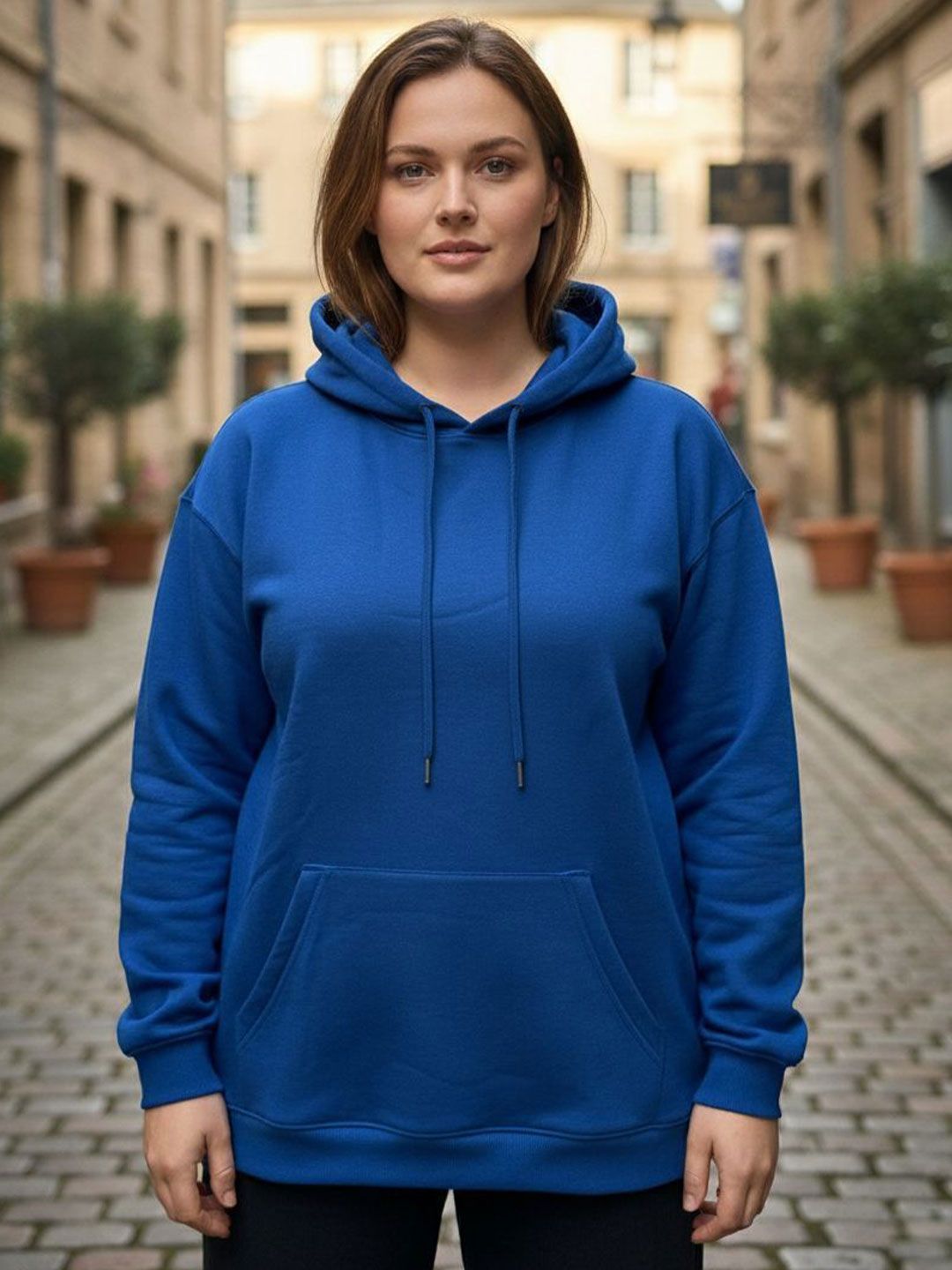 U&F Beyond Hooded Cotton Sweatshirt-picture-26