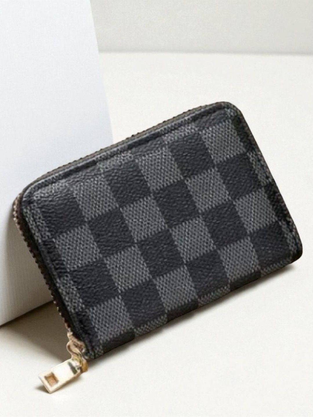 SZN Men Checked Short Zip Around Wallet-image-21