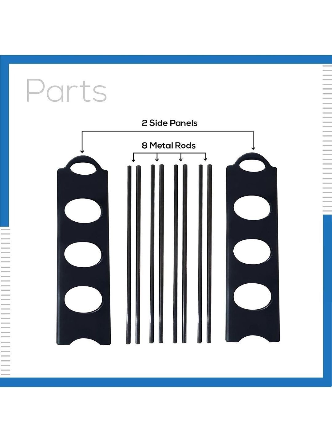 Homlix Kaan Black Metal 4-Tier Shoe Rack-image-42