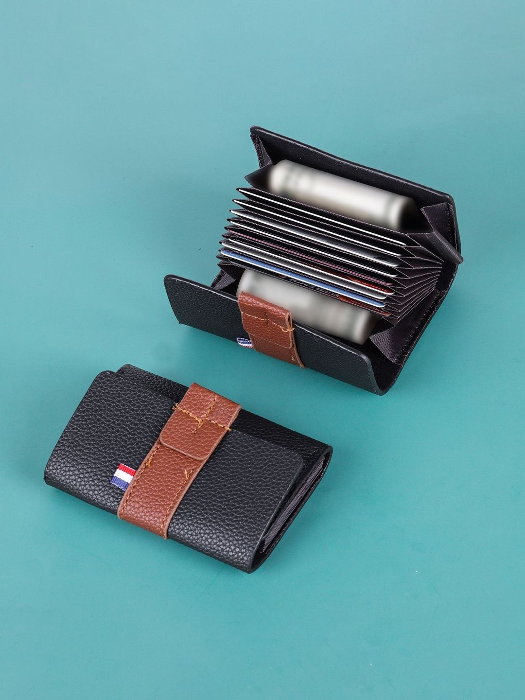 SZN Men Colourblocked Two Fold Wallet-image-0