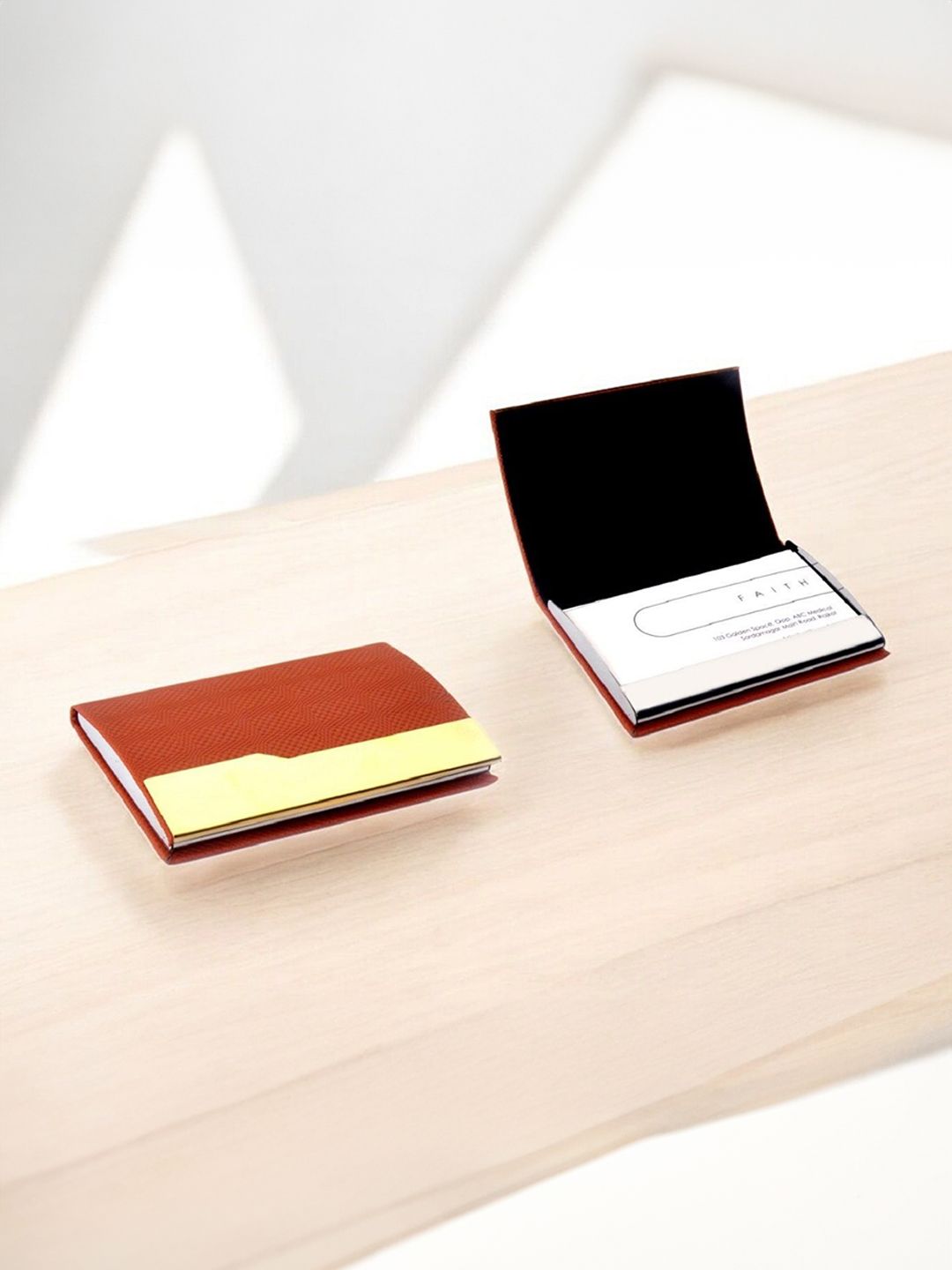 SZN Men Colourblocked Leather Two Fold Wallet-image-28