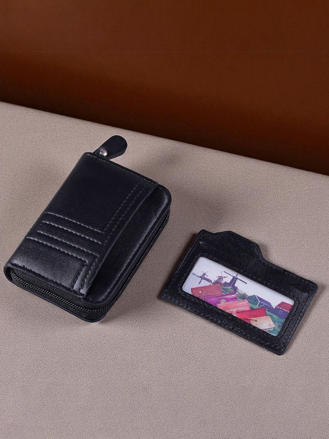 SZN Men Textured Zip Around Wallet-picture-27