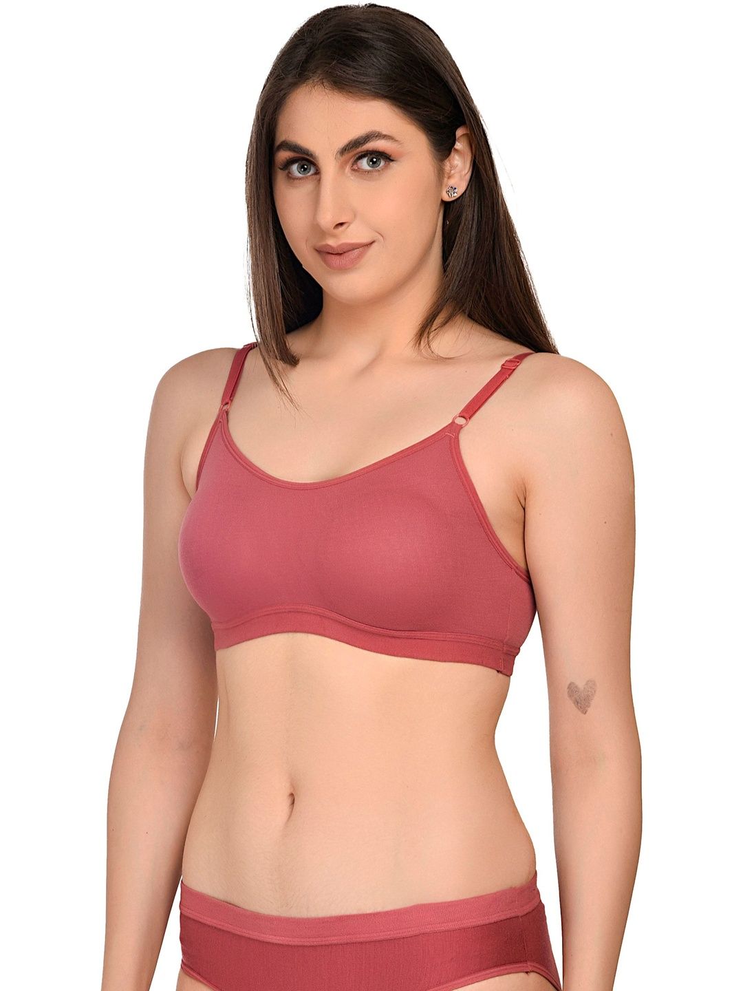 Kinza soft. Pack Of 3 Full Coverage Ultra Soft Underwired Cotton Sports Bra-image-5