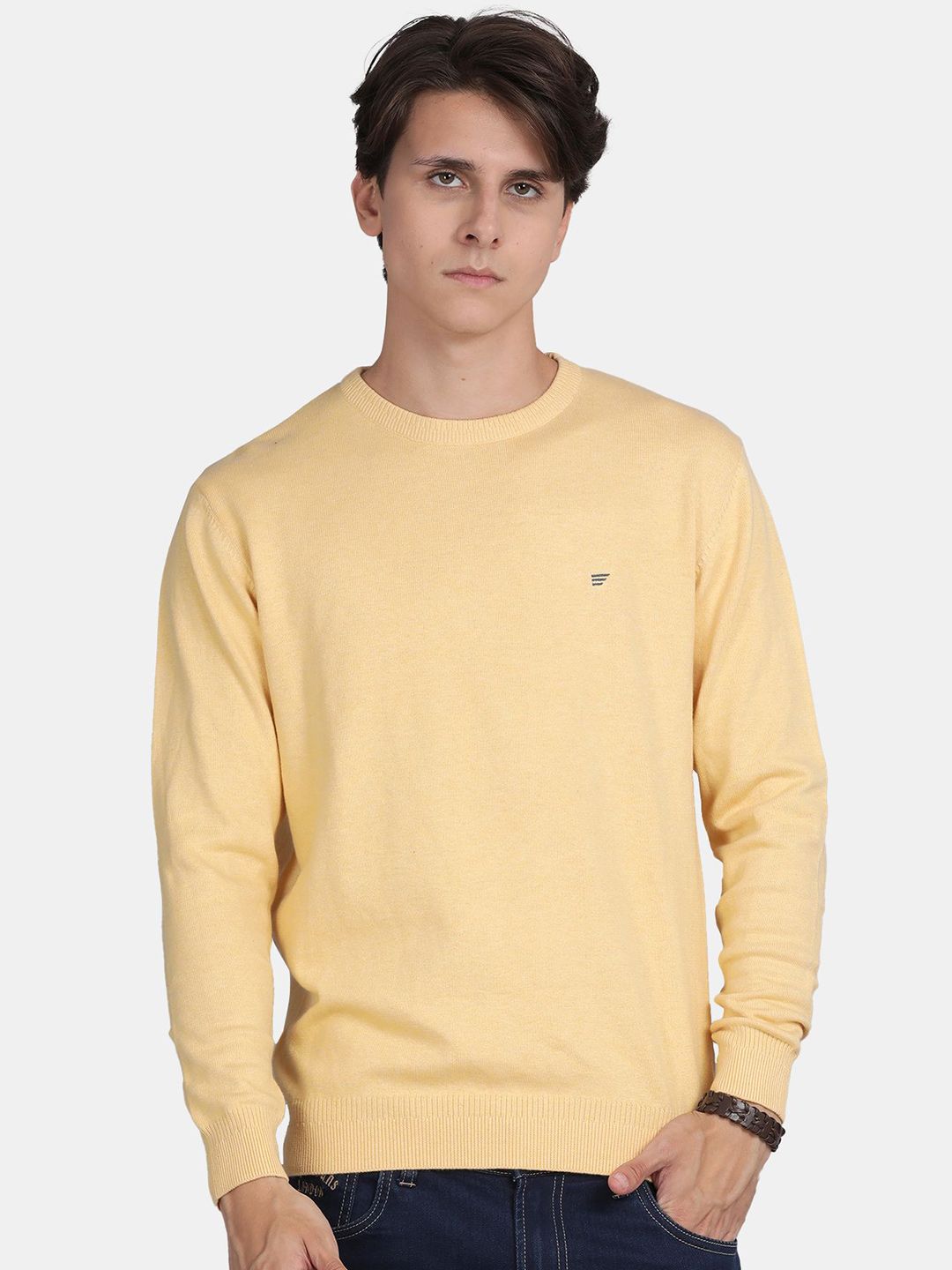 t-base Round Neck Long Sleeves Breathable Cotton Pullover Sweater-picture-32