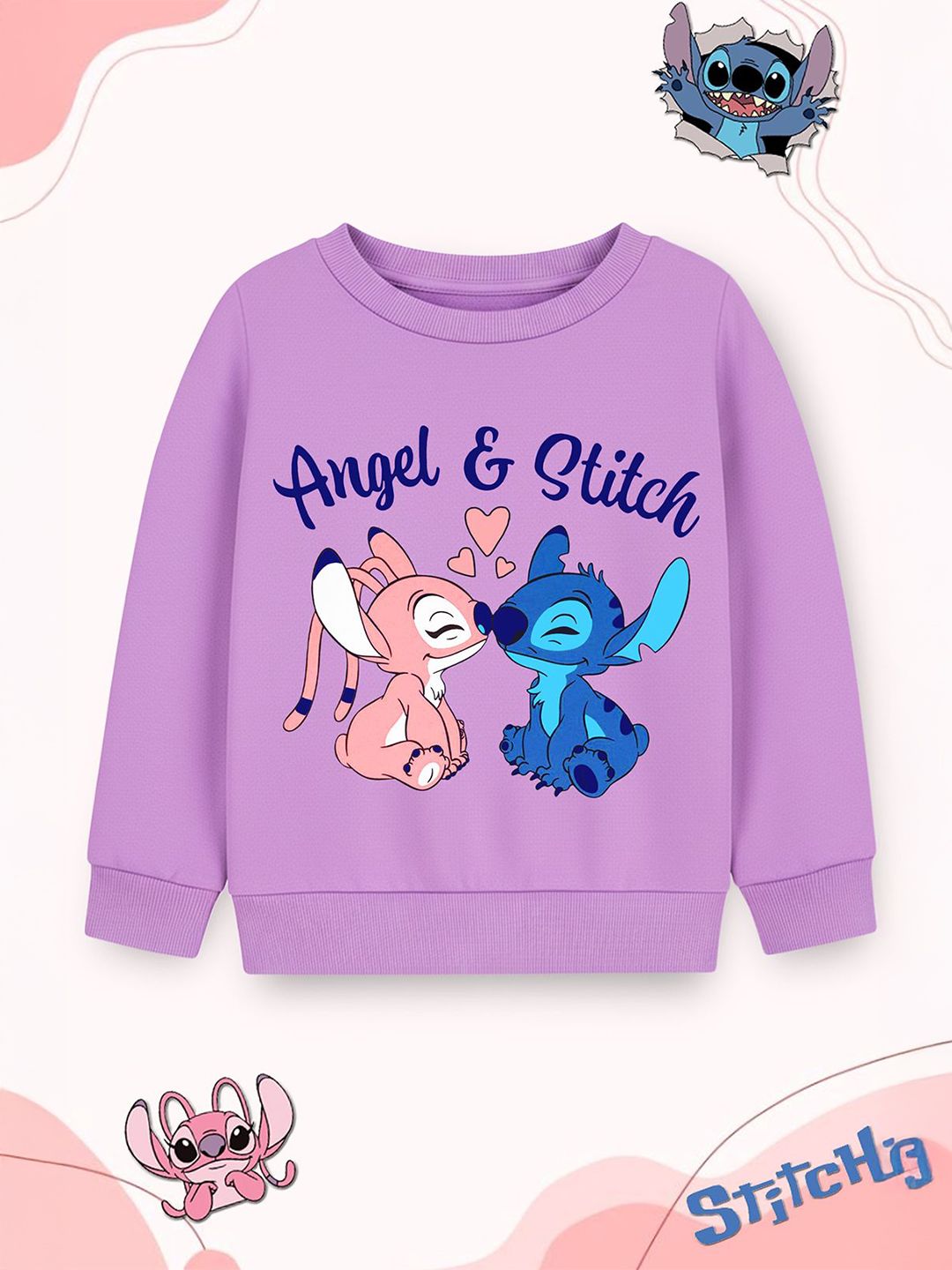 Disney By Miss and Chief Girls Printed Sweatshirt-picture-33