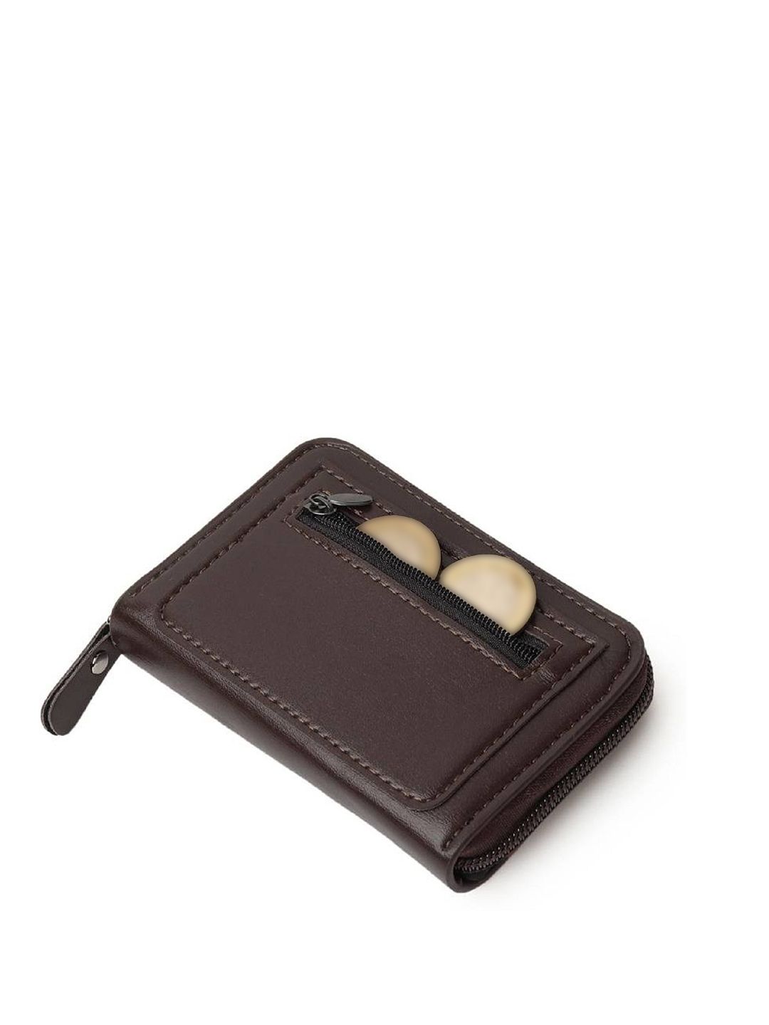 SZN Men Textured Leather Zip Around Wallet-picture-41