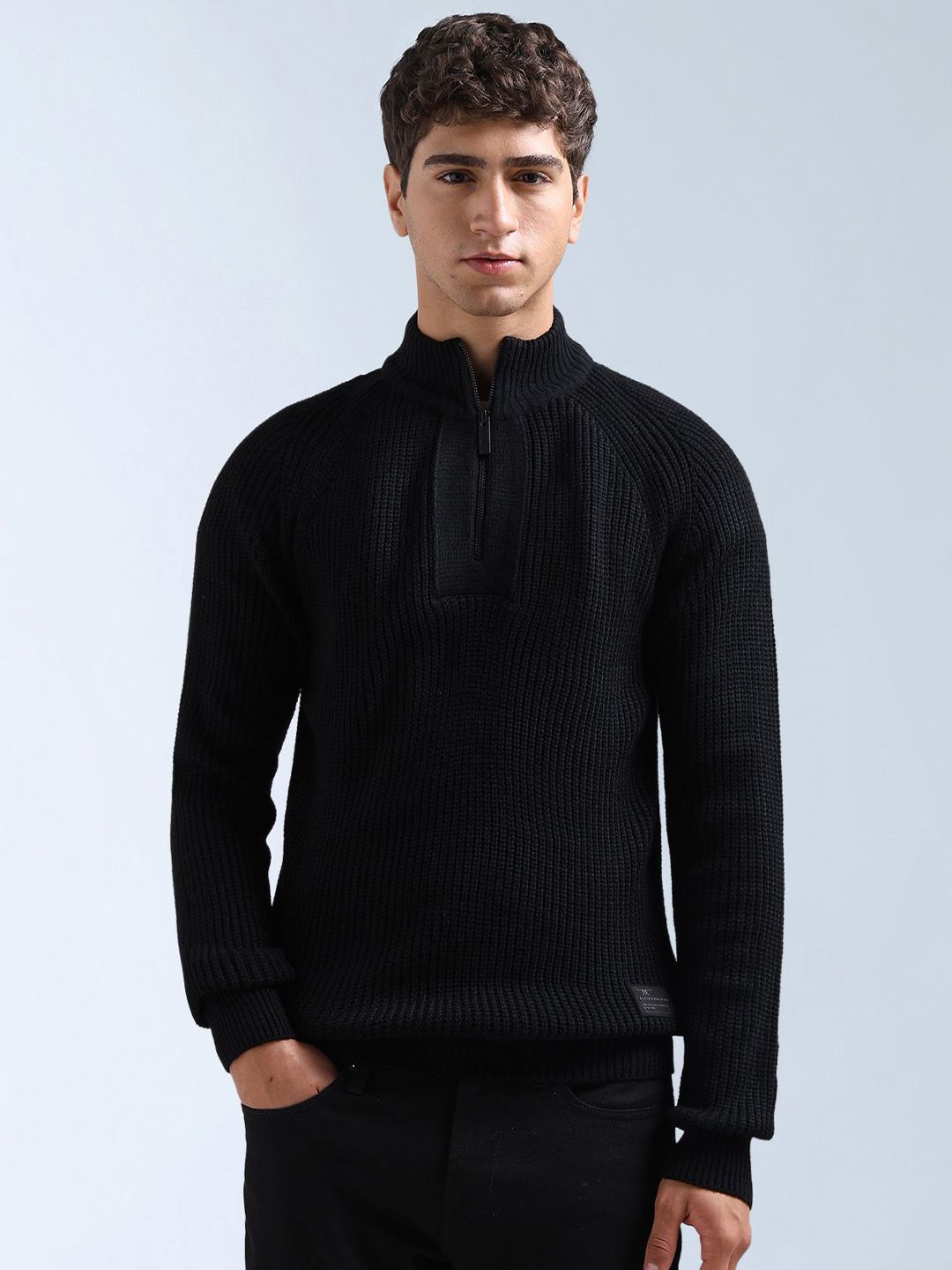 Flying Machine Men Ribbed Pullover-picture-28
