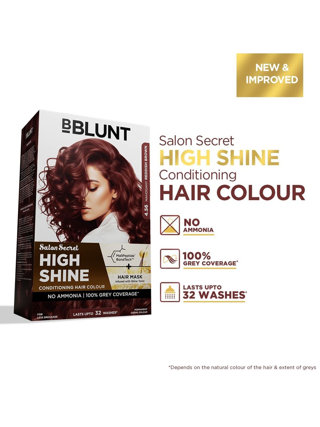 BBLUNT Salon Secret High Shine Conditioning Hair Colour 130g - Mahogany Reddish Brown-picture-16