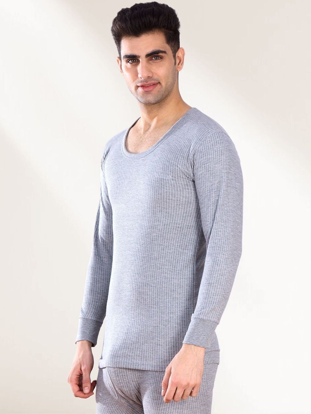INFERNO Men Ribbed Round Neck Cotton Thermal Top-picture-24