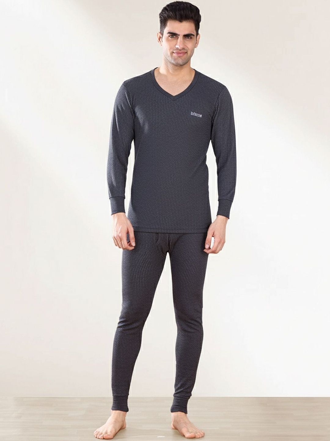 INFERNO Men V-Neck Thermal Set-picture-33
